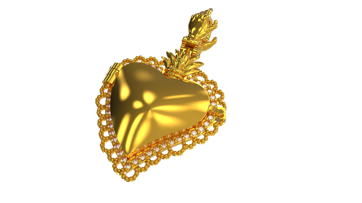 » ARGENTO 925 - Cofanetto Cuore Sacro