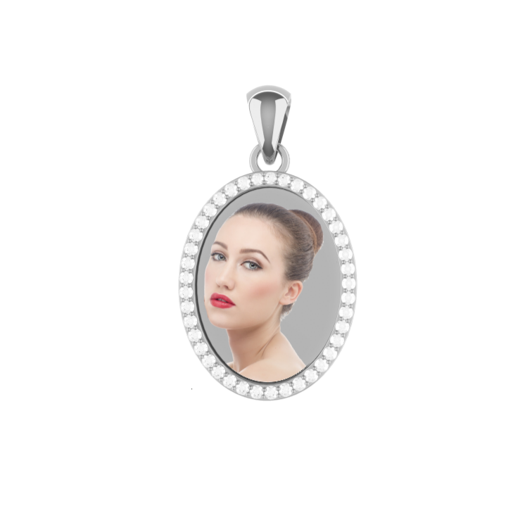 » ARGENTO 925 - Medaglia ovale PZ