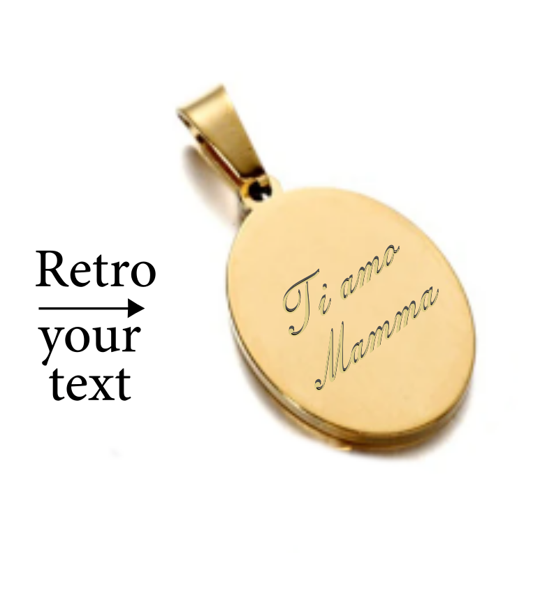 « ACCIAIO INOSSIDABILE » Collana con medaglia Art acc03/acc04