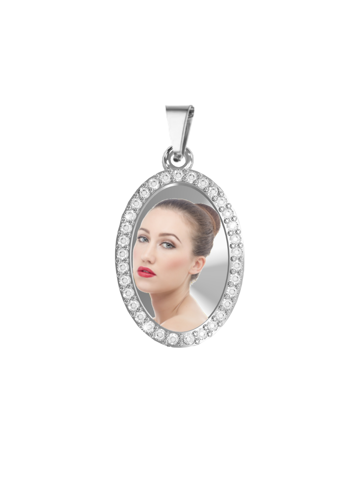 « ACCIAIO INOSSIDABILE » Collana con medaglia Art acc03/acc04