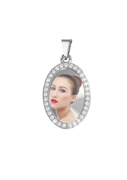 « ACCIAIO INOSSIDABILE » Collana con medaglia Art acc03/acc04
