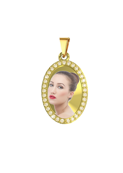 « ACCIAIO INOSSIDABILE » Collana con medaglia Art acc03/acc04