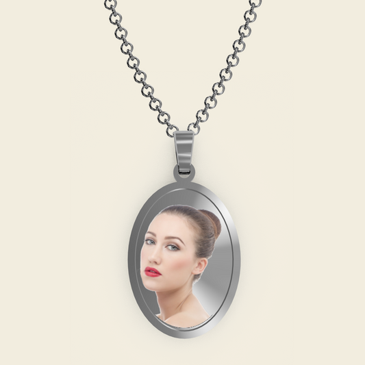 « ACCIAIO INOSSIDABILE » Collana con medaglia Art acc 07 - acc 08