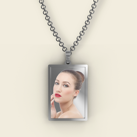 « ACCIAIO INOSSIDABILE » Collana con medaglia Art - acc13 - acc17