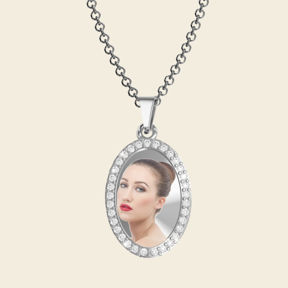 « ACCIAIO INOSSIDABILE » Collana con medaglia Art acc03/acc04