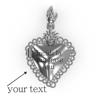 » ARGENTO 925 - Cofanetto Cuore Sacro