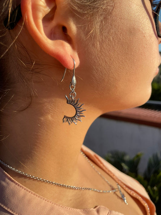Earrings - A sun