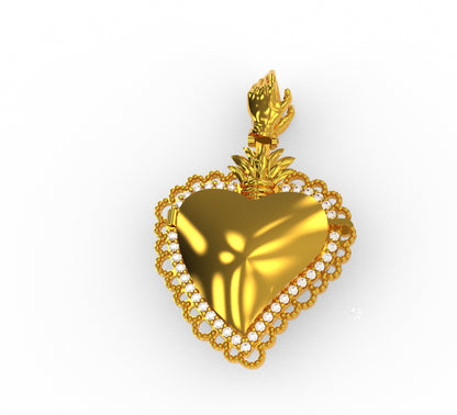 » ARGENTO 925 - Cofanetto Cuore Sacro