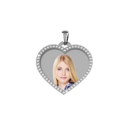 » ARGENTO 925 - Medaglia a cuore LUX