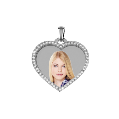 » ARGENTO 925 - Medaglia a cuore LUX