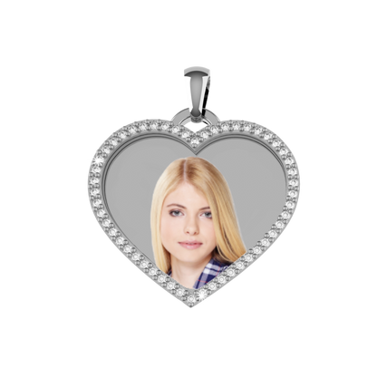 » ARGENTO 925 - Medaglia a cuore LUX