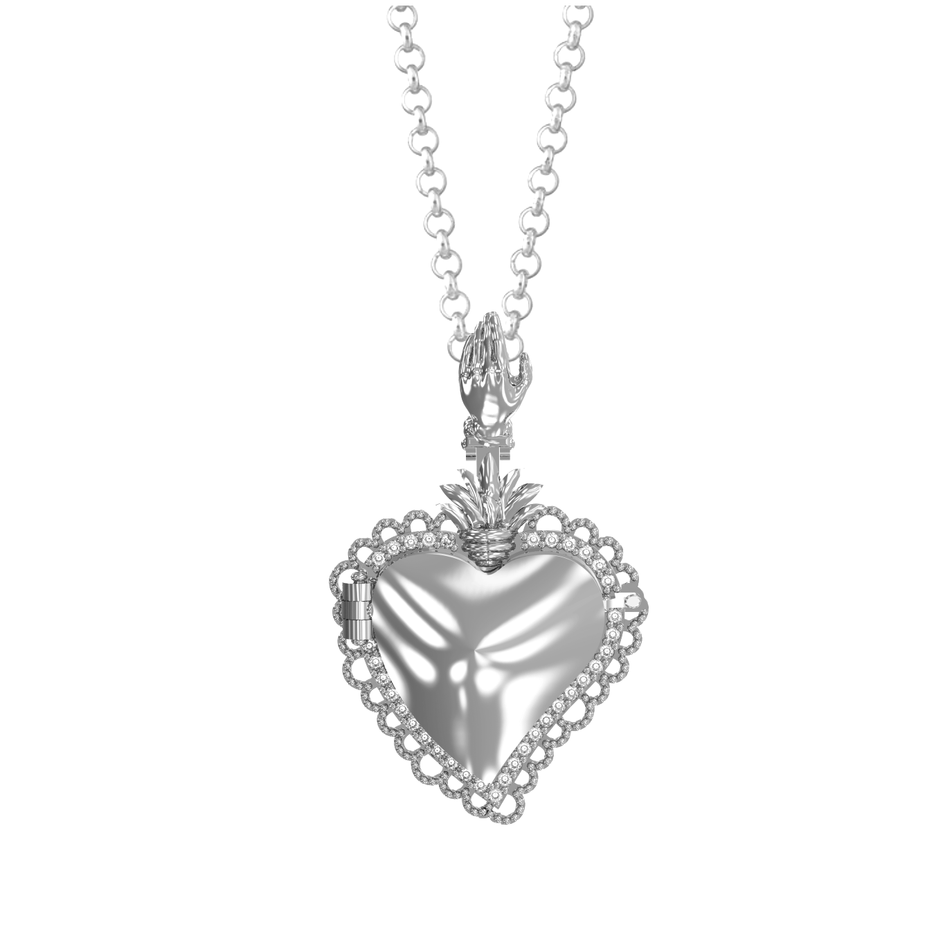 » ARGENTO 925 - Cofanetto Cuore Sacro