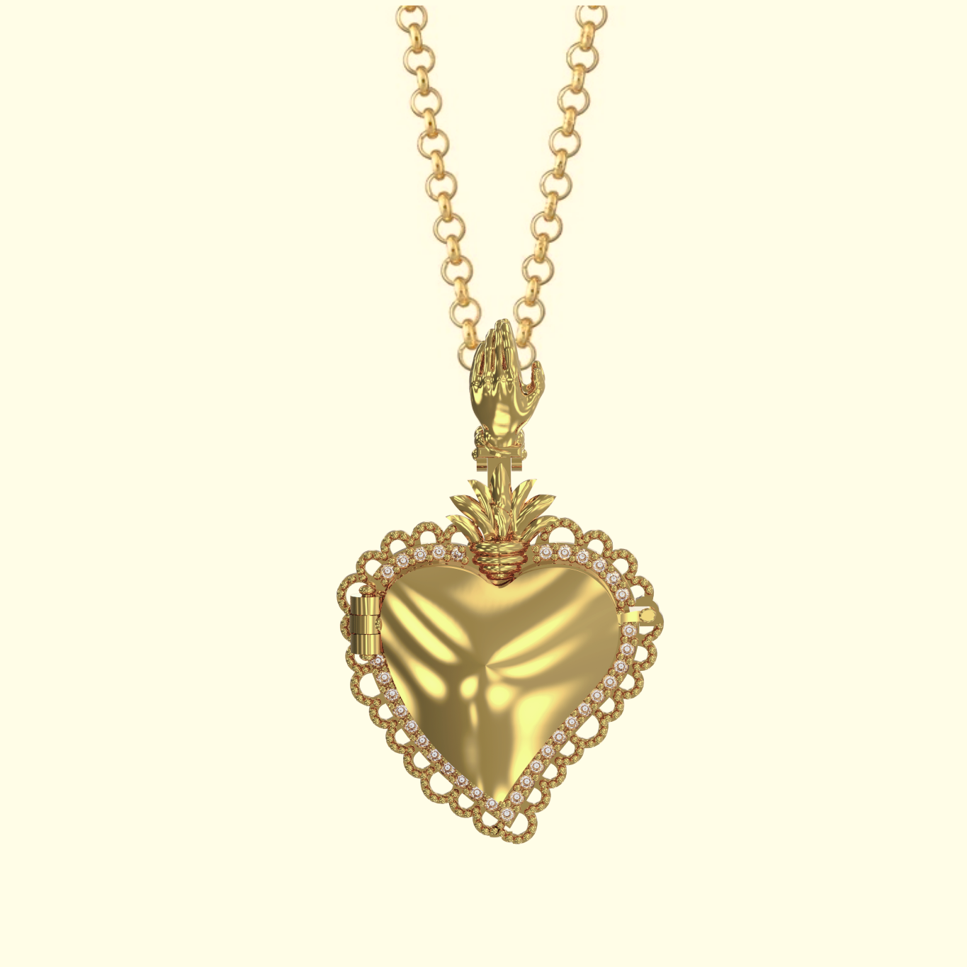» ARGENTO 925 - Cofanetto Cuore Sacro