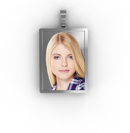 « ACCIAIO INOSSIDABILE » Collana con medaglia Art - acc13 - acc14