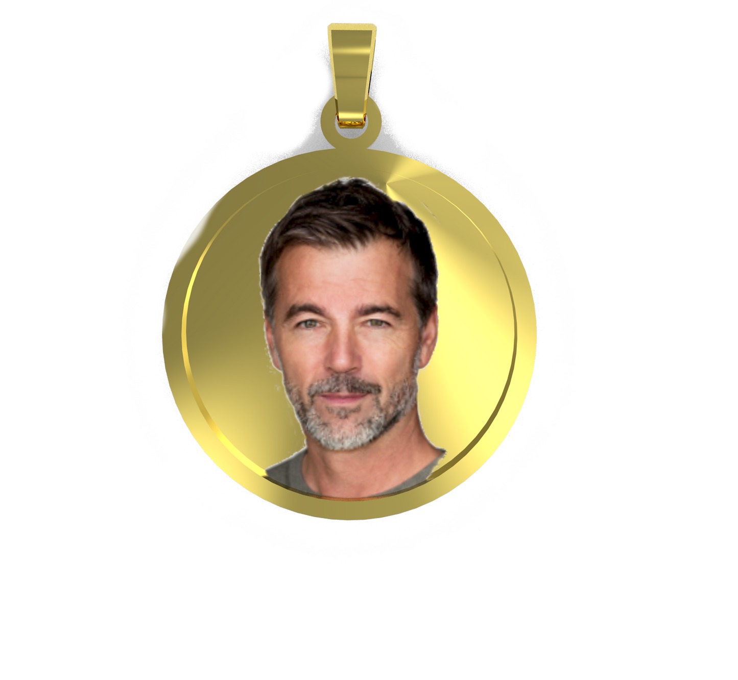 « ACCIAIO INOSSIDABILE » Collana con medaglia Art acc17/acc18